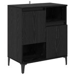 vidaXL Buffet Chêne noir 60 x 35 x 70 cm Bois d'ingénierie