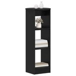vidaXL Meuble d'appoint Noir 40 x 40 x 100 cm Bois d’ingénierie