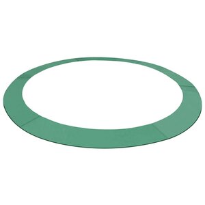 Vidaxl coussin de sécurité pe vert pour trampoline rond 4 57 m