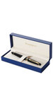 Waterman expert stylo plume  noir  plume fine  cartouche encre bleue  coffret cadeau