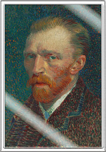 Monnaie SELF PORTRAIT Van Gogh Feuille Argent 1 Cedi Ghana 2026 (PRÉCOMMANDE)