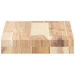vidaXL Étagères flottantes 4 Pièces 60x20x4 cm acacia massif non traité