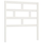 vidaXL Tête de lit Blanc 81x4x100 cm Bois massif de pin