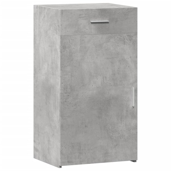 vidaXL Buffet gris béton 50x42 5x93 cm bois d'ingénierie