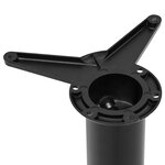 vidaXL 4 pieds de table réglables en hauteur 710 mm Noir