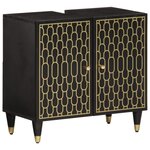 vidaXL Ensemble de meubles salle de bain 2 Pièces bois de manguier massif