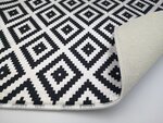 Tapis de salon Black&White 80 x 150 cm - Noir