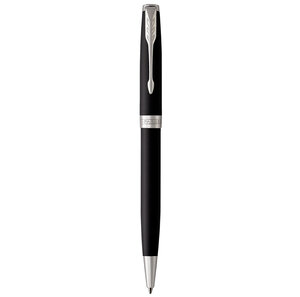 PARKER Sonnet Stylo bille noir mat  Recharge noire pointe moyenne  Coffret cadeau