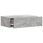 vidaXL Table d'appoint murale 59 x 34 5 x 17 cm Bois d'ingénierie