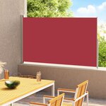 Vidaxl auvent latéral rétractable de patio 200x300 cm rouge