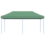 vidaXL Tente de réception pliable escamotable vert 580x292x315 cm