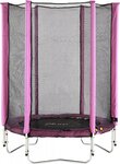 Trampoline rose et filet de sécurité junior de 4 5"