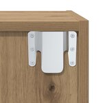 vidaXL Meubles TV muraux 2 Pièces chêne artisanal 37 x 37 x 107 cm
