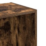 vidaXL Bibliothèque chêne fumé 40x30x152 cm bois d'ingénierie