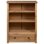 vidaXL Bibliothèque 80x35x110 cm Bois de pin massif Assortiment Panama