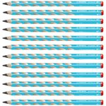 Crayon graphite EASYgraph B droitier bleu clair x 12 STABILO