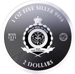 Pièce de monnaie en Argent 2 Dollars g 31.1 (1 oz) Millésime 2025 Icon WINSTON CHURCHILL