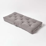 Coussin rehausseur pour canapé en coton  Gris ardoise - HOMESCAPES