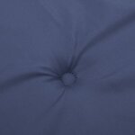 vidaXL Coussin de banc de jardin bleu marine 200x50x3 cm tissu oxford