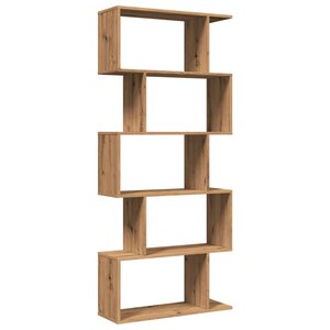 vidaXL Étagère séparatrice de pièce à 5 niveaux chêne artisanal