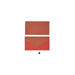 PAPERTREE DOUCHKA Lot de 5 Enveloppes cadeau Corail/Turquoise