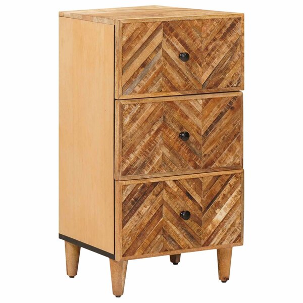 vidaXL Armoires de rangement avec tiroir Marron 40 x 33 5 x 75 cm