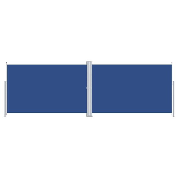 vidaXL Auvent latéral rétractable Bleu 200x600 cm
