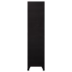 vidaXL Armoire à casiers Noir 90x45x180 cm Acier