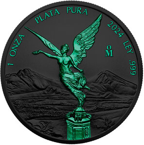 Monnaie LIBERTAD Black Platinum Poison 1 Oz Argent Mexico 2024 (PRÉCOMMANDE)