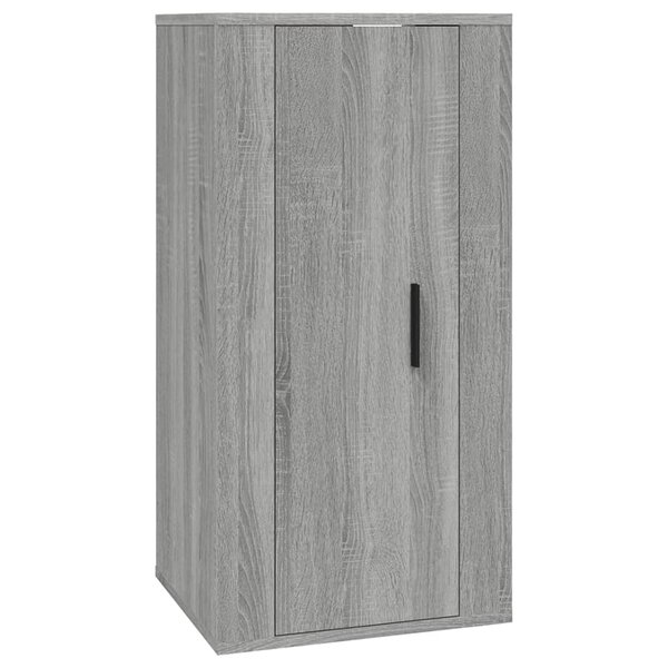 vidaXL Meuble TV mural Sonoma gris 40x34 5x80 cm