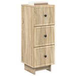vidaXL Armoire à tiroirs Chêne Sonoma 33 x 34 5 x 90 cm