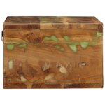 VidaXL Meuble TV mural 80x30x19 cm bois massif de récupération