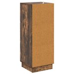 vidaXL Armoire à tiroirs Chêne fumé 33 x 34 5 x 87 cm