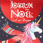 Carte Joyeux Noël avec Enveloppe Blanche 15x15cm