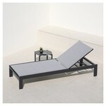 Bain de soleil alu Elio gris