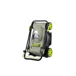 Lawnmaster tondeuse a batterie - 37 cm - 36 v - sans batterie ni chargeur - vert et gris