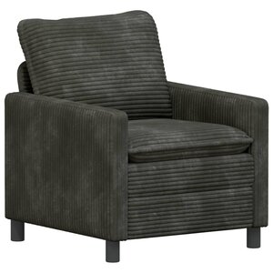 vidaXL Canapé Anthracite 76 x 81 x 87 5 cm Polyester