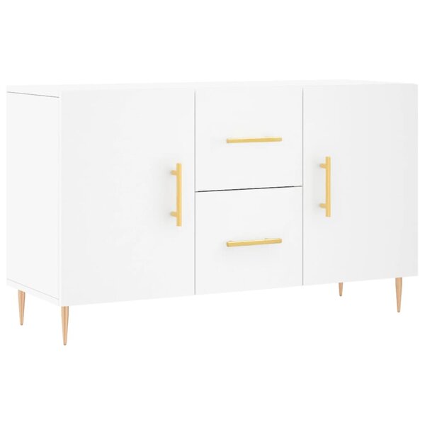 vidaXL Buffet blanc 100x36x60 cm bois d'ingénierie
