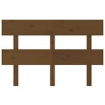 vidaXL Tête de lit Marron miel 138x3x81 cm Bois massif de pin