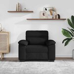 vidaXL Fauteuil noir 100x81x84 cm tissu