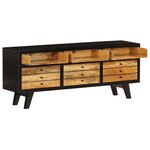 vidaXL Meuble TV Bois de manguier massif 120x30x50 cm
