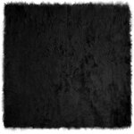 vidaXL Tapis en fausse Tafalla Noir 120 x 120 cm Polyester