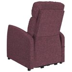 vidaXL Fauteuil Violet Tissu