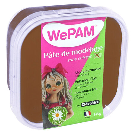 Porcelaine froide à modeler WePam 145 g Chocolat