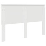 vidaXL Tête de lit Blanc Brillant 150 cm Bois d'ingénierie
