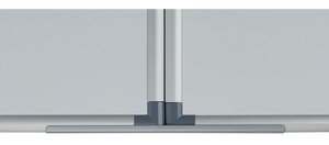 Tabl. blanc tryptique MAULpro 100 x 120 cm (dim. fermé) Gris MAUL