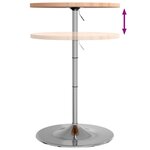 vidaXL Table de bar Ø60x90 5 cm bois massif de hêtre