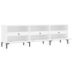 vidaXL Meuble TV blanc 150x30x44 5 cm bois d'ingénierie