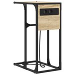 vidaXL Table de chevet Chêne sonoma 41.5 x 26 x 60.5 cm