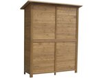 Armoire de jardin "Espacio"- 140 x 49 x 162 cm - Marron